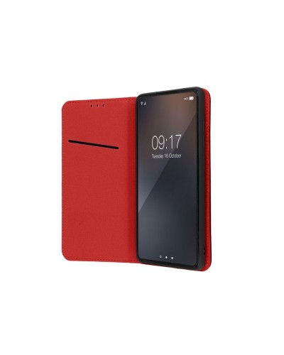 Husă Xiaomi Redmi Note 12 Pro Plus 5G Leather Smart Pro tip carte, Rosu