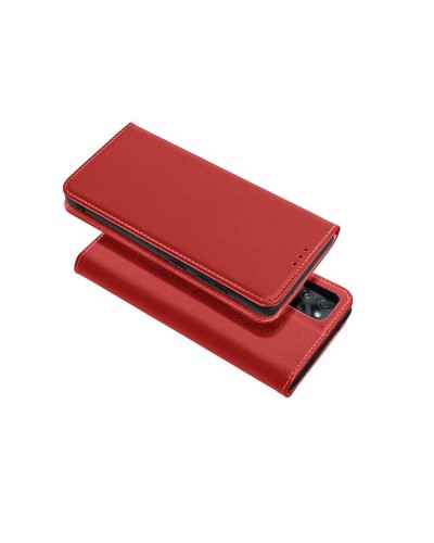 Husă Xiaomi Redmi Note 12 Pro Plus 5G Leather Smart Pro tip carte, Rosu
