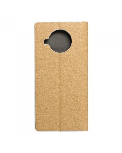 Husă Xiaomi Mi 10T Lite 5G Forcell Luna Book tip carte, ramă metalică, Auriu Husă Xiaomi Mi 10T Lite 5G Forcell Luna Book tip carte, ramă metalică, Auriu