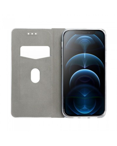 Husă Xiaomi Mi 10T Lite 5G Forcell Luna Book tip carte, ramă metalică, Rosu Husă Xiaomi Mi 10T Lite 5G Forcell Luna Book tip carte, ramă metalică, Rosu