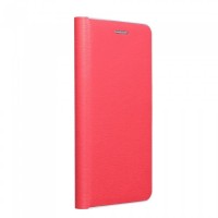 Husă Xiaomi Mi 10T 5G / Mi 10T Pro 5G Forcell Luna Book tip carte, ramă metalică, Rosu