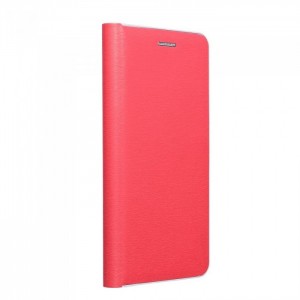Husă Xiaomi Mi 10T 5G / Mi 10T Pro 5G Forcell Luna Book tip carte, ramă metalică, Rosu