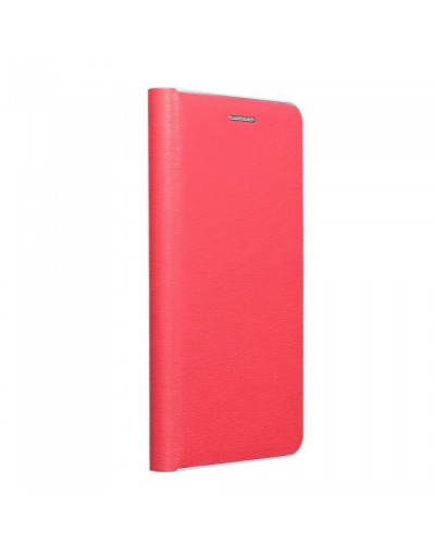 Husă Xiaomi Mi 10T 5G / Mi 10T Pro 5G Forcell Luna Book tip carte, ramă metalică, Rosu