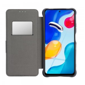 Husă Tip Carte Xiaomi Redmi 9A / 9AT MANGUSTA RAZOR Book Antișoc cu Stand și Slot Card - Negru