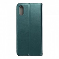 Husă Xiaomi Redmi 9A / 9AT Smart Magnet Book tip carte, Verde