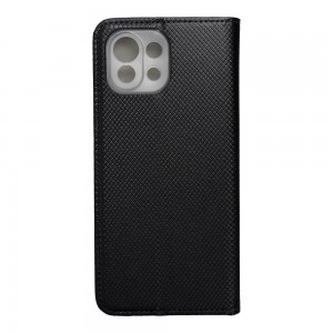 Husă Xiaomi Mi 11 Lite Smart Book Case tip carte, Negru