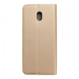 Husă Xiaomi Redmi 8A Smart Book Case tip carte, Auriu