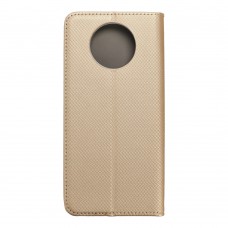 Husă Xiaomi Redmi Note 9T 5G Smart Book Case tip carte, Auriu