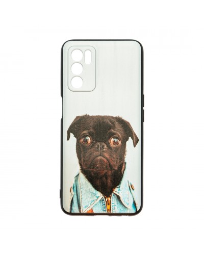 Husă Oppo A16 TPU Design Denim Dog