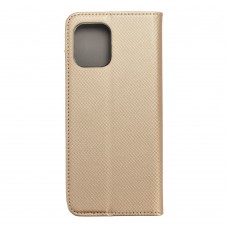 Husă Oppo Find X3 Pro Smart Book Case tip carte, Auriu