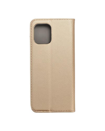 Husă Oppo Find X3 Pro Smart Book Case tip carte, Auriu