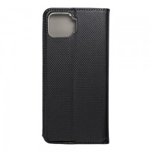 Husă Oppo A73 Smart Book Case tip carte, Negru