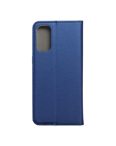 Husă Oppo Reno 4 Smart Book Case tip carte, Albastru