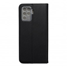 Husă Oppo Reno 5 Lite Smart Book Case tip carte, Negru