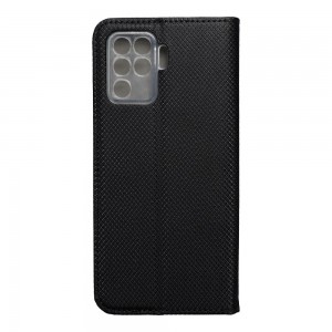 Husă Oppo Reno 5 Lite Smart Book Case tip carte, Negru