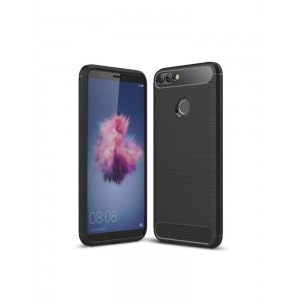Husă Antișoc Huawei P Smart Forcell Carbon Negru