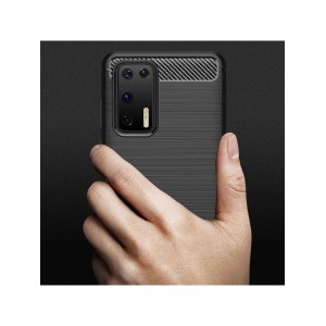 Husă Antișoc Huawei P40 Pro Forcell Carbon Negru