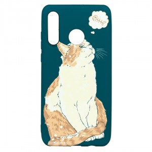 Husă Huawei P30 Lite LUXO TPU Cat & Fish