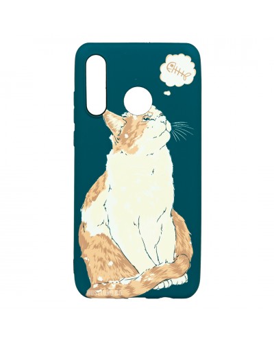 Husă Huawei P30 Lite LUXO TPU Cat & Fish