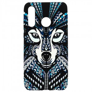 Husă Huawei P30 Lite LUXO TPU Tribal Wolf