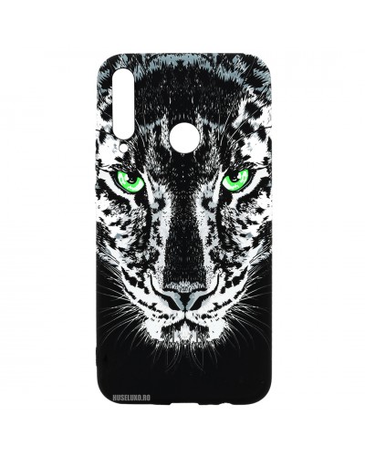 Husă Huawei P40 Lite E LUXO TPU Black Leopard