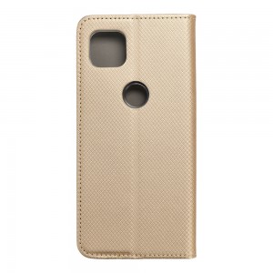 Husă Motorola G 5G Smart Book Case tip carte, Auriu