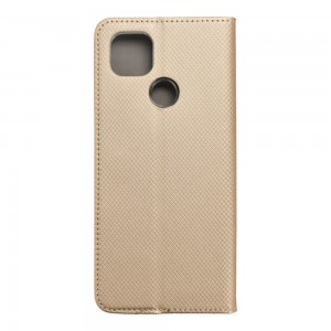 Husă Motorola G9 Power Smart Book Case tip carte, Auriu