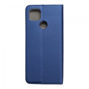 Husă Motorola G9 Power Smart Book Case tip carte, Albastru
