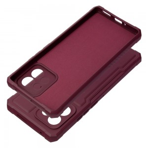 Husă Antișoc Motorola Edge 40 Pro Forcell Carbon Burgundy