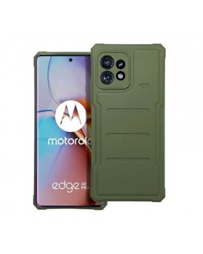 Husă Antișoc Motorola Edge 40 Pro Forcell Carbon Khaki