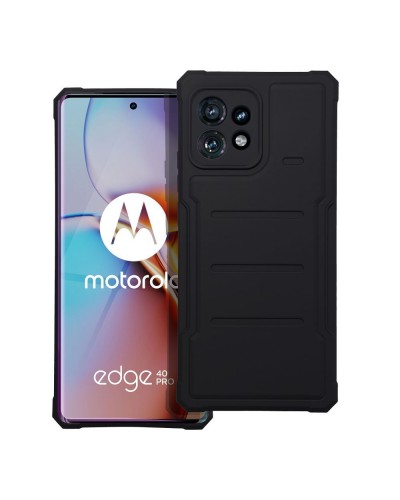 Husă Antișoc Motorola Edge 40 Pro Forcell Carbon Deep Black
