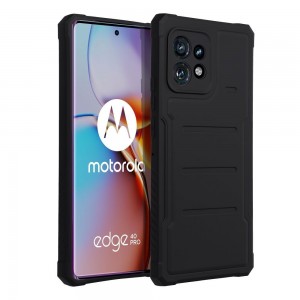 Husă Antișoc Motorola Edge 40 Pro Forcell Carbon Deep Black