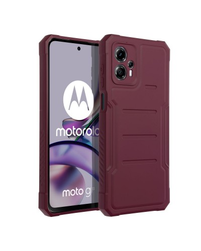 Husă Antișoc Motorola G13 / G23 Forcell Carbon Burgundy