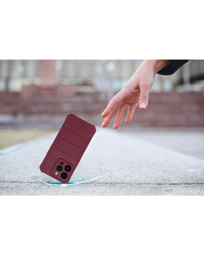 Husă Antișoc Motorola G13 / G23 Forcell Carbon Burgundy