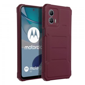 Husă Antișoc Motorola Moto G53 Forcell Carbon Burgundy