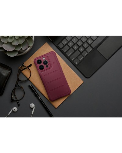 Husă Antișoc Motorola Moto G53 Forcell Carbon Burgundy Husă Antișoc Motorola Moto G53 Forcell Carbon Burgundy