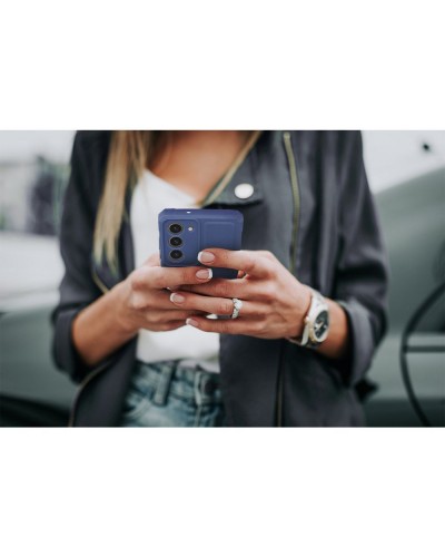 Husă Antișoc Motorola Moto G53 Forcell Carbon Deep Blue