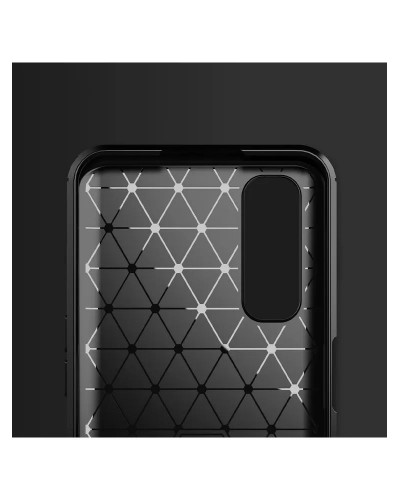 Husă Antișoc REALME 7 Forcell Carbon Negru Husă Antișoc REALME 7 Forcell Carbon Negru