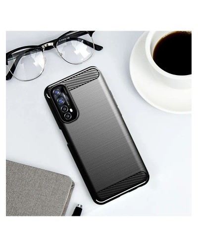 Husă Antișoc REALME 7 Forcell Carbon Negru Husă Antișoc REALME 7 Forcell Carbon Negru