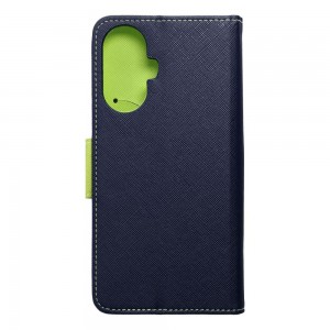 Husă Realme C55 Fancy Book Tip Carte cu Magnet și 2 Sloturi Card + Buzunar - Albastru