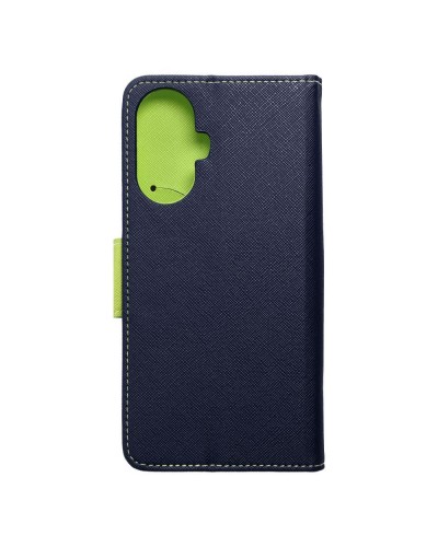 Husă Realme C55 Fancy Book Tip Carte cu Magnet și 2 Sloturi Card + Buzunar - Albastru