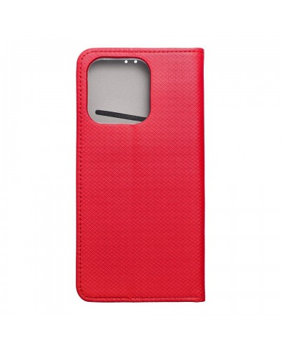Husă Honor X8a Smart Book Case tip carte, Rosu Husă Honor X8a Smart Book Case tip carte, Rosu