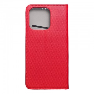 Husă Honor X8b Smart Book Case tip carte, Rosu
