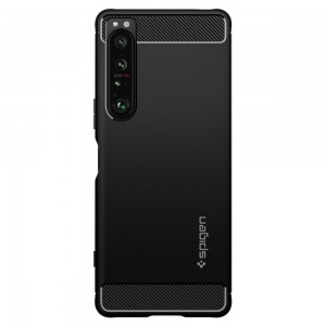 Husa Antisoc Sony Xperia 1 IV SPIGEN Rugged Armor - Negru