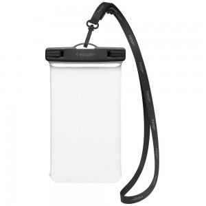 Husă Subacvatică SPIGEN A601 AquaShield Waterproof IPX8 30m, Universală până la 6.9" - Transparent