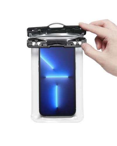 Husă Subacvatică SPIGEN A601 AquaShield Waterproof IPX8 30m, Universală până la 6.9" - Transparent