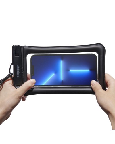 Husă Subacvatică Plutitoare SPIGEN A610 AquaShield Waterproof IPX8 30m, Universală până la 6.9" - Negru Husă Subacvatică Plutitoare SPIGEN A610 AquaShield Waterproof IPX8 30m, Universală până la 6.9" - Negru