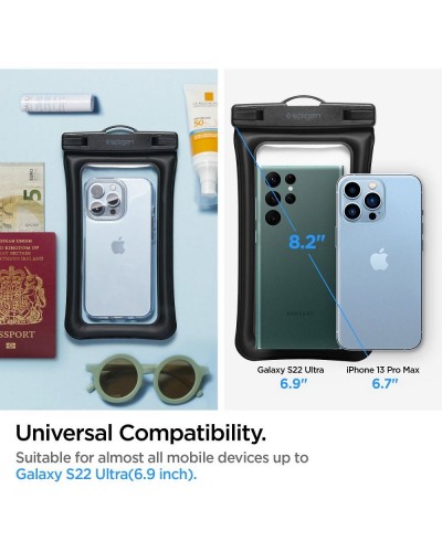 Husă Subacvatică Plutitoare SPIGEN A610 AquaShield Waterproof IPX8 30m, Universală până la 6.9" - Negru Husă Subacvatică Plutitoare SPIGEN A610 AquaShield Waterproof IPX8 30m, Universală până la 6.9" - Negru