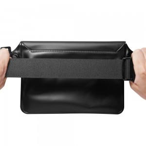 Borsetă Universală Waterproof SPIGEN A620 AquaShield IPX8 30m, cu Bandă de Talie Ajustabilă - Negru