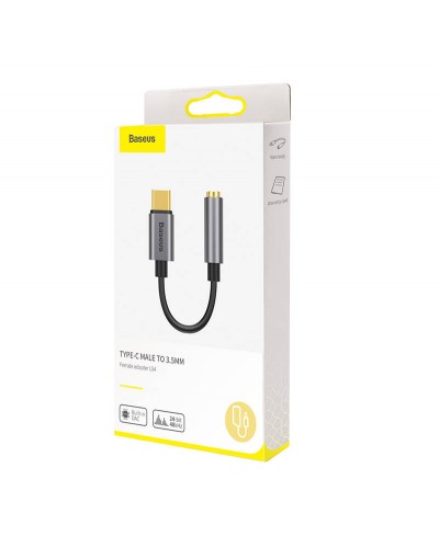 Adaptor Audio Baseus L54 Jack 3.5mm to  USB-C - Gri